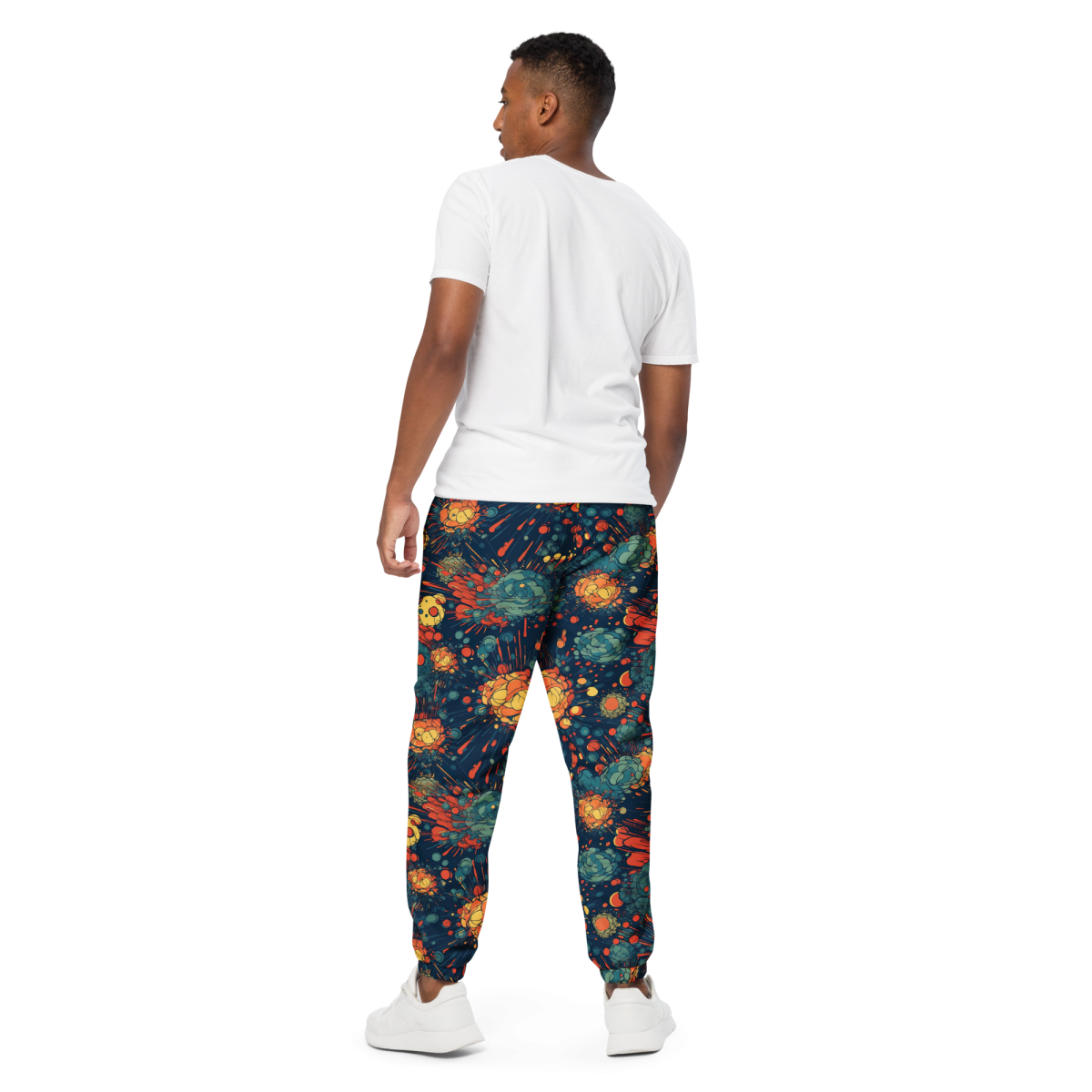 Subatomic Schism - Dark Blue - Unisex Track Pants - Image 8