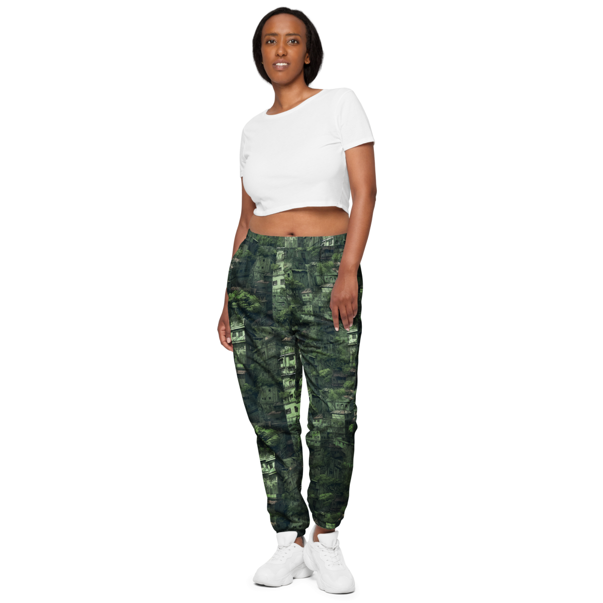 Nature Reclaims - Green - Unisex Track Pants - Image 5