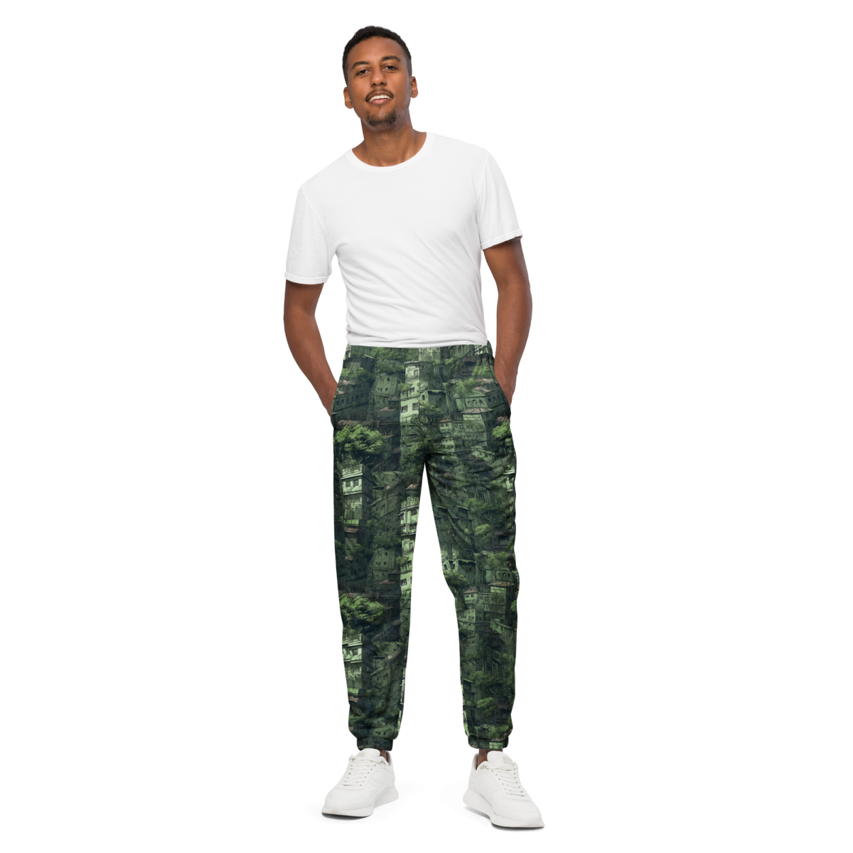 Nature Reclaims - Green - Unisex Track Pants - Image 7