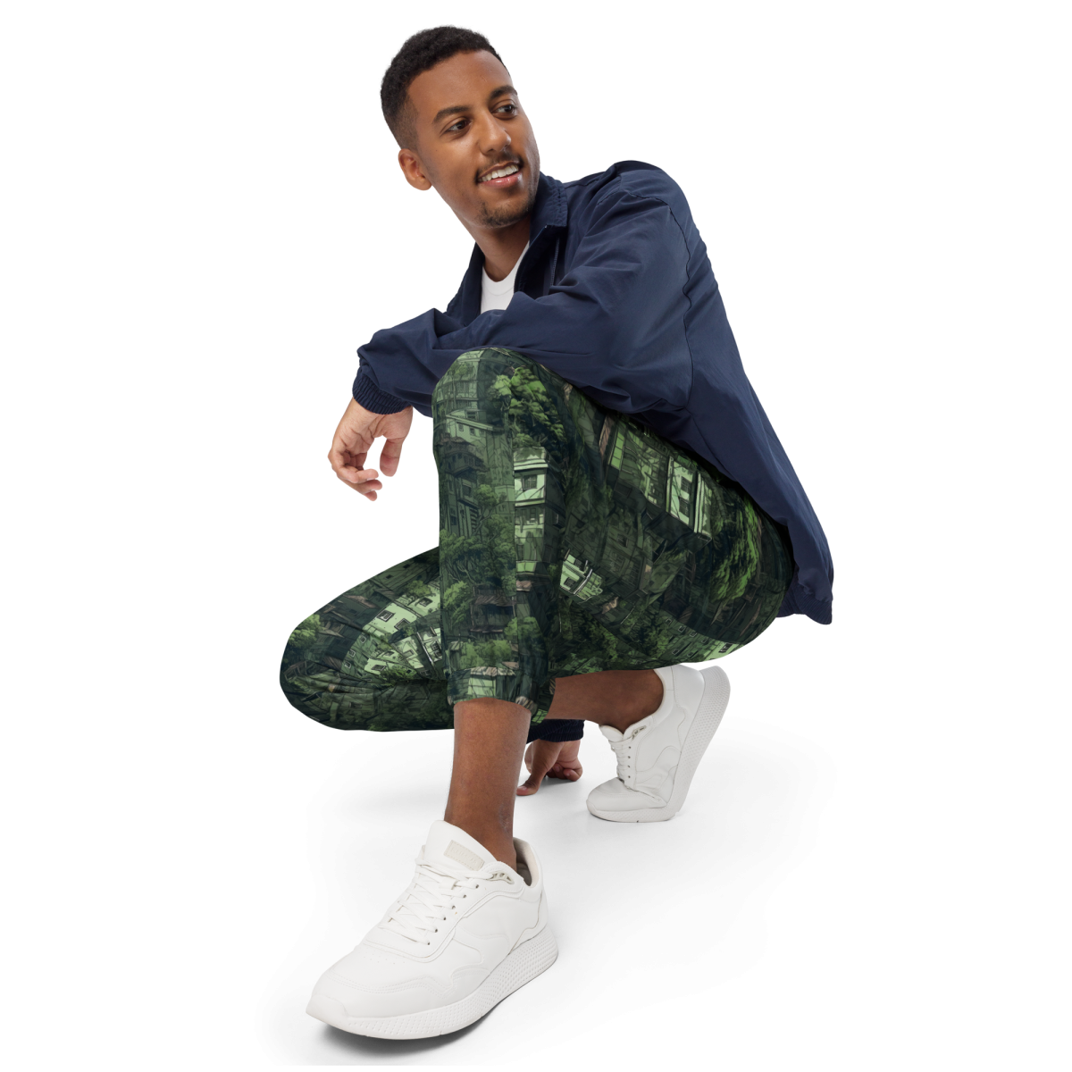 Nature Reclaims - Green - Unisex Track Pants - Image 9