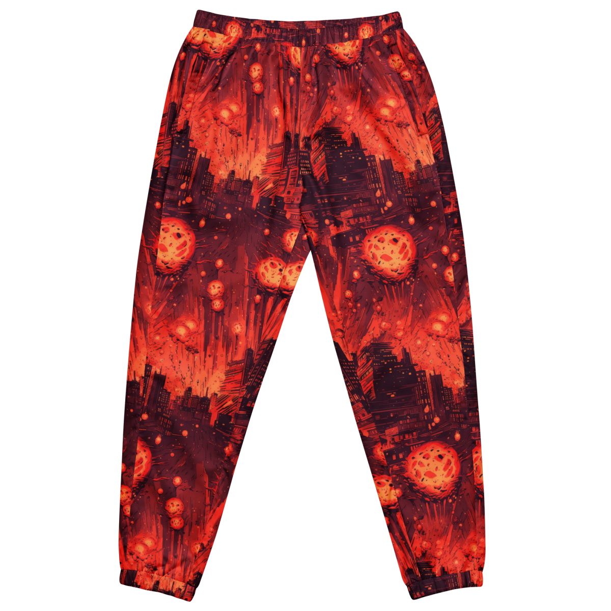 Meteor Strike - Red - Unisex Track Pants