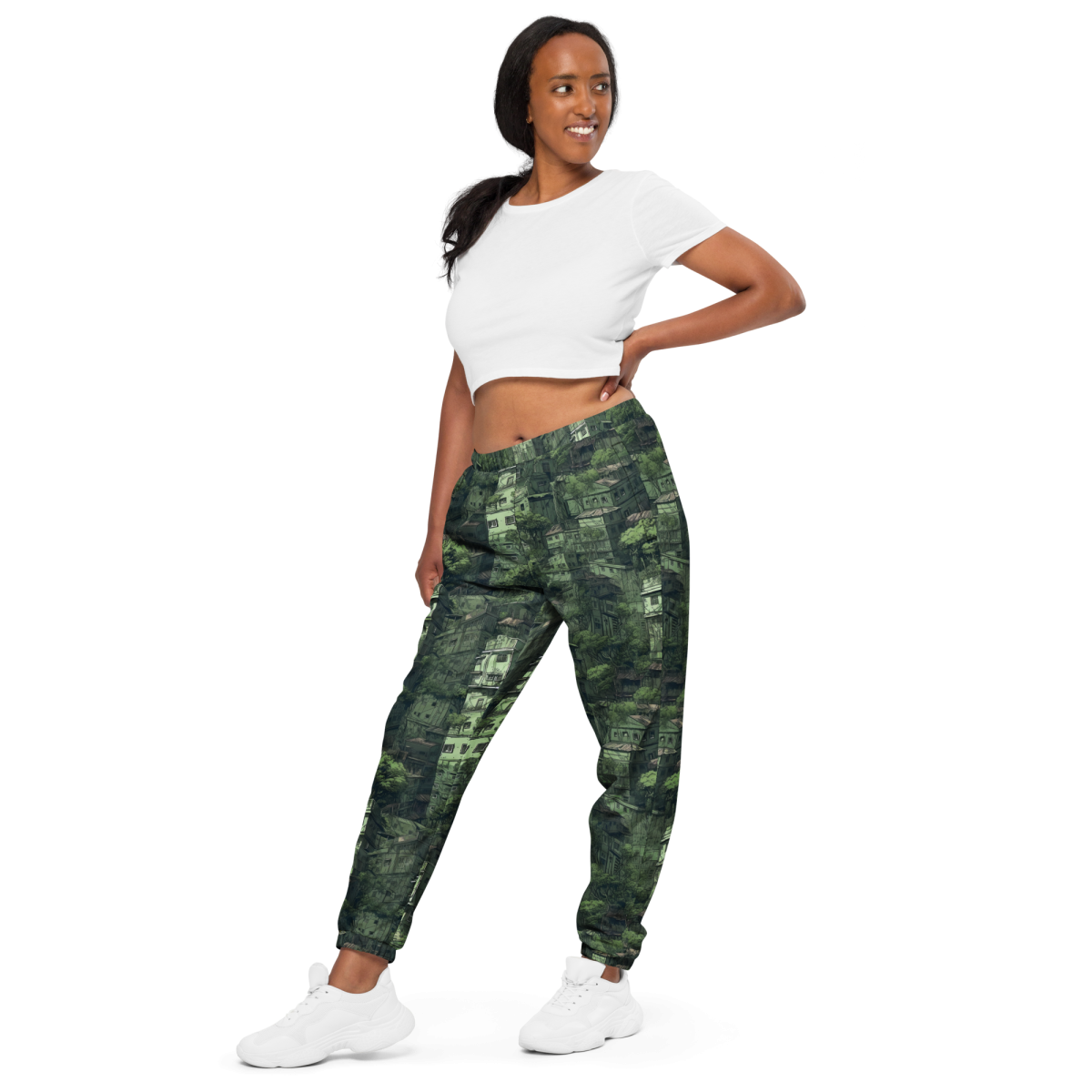 Nature Reclaims - Green - Unisex Track Pants - Image 4