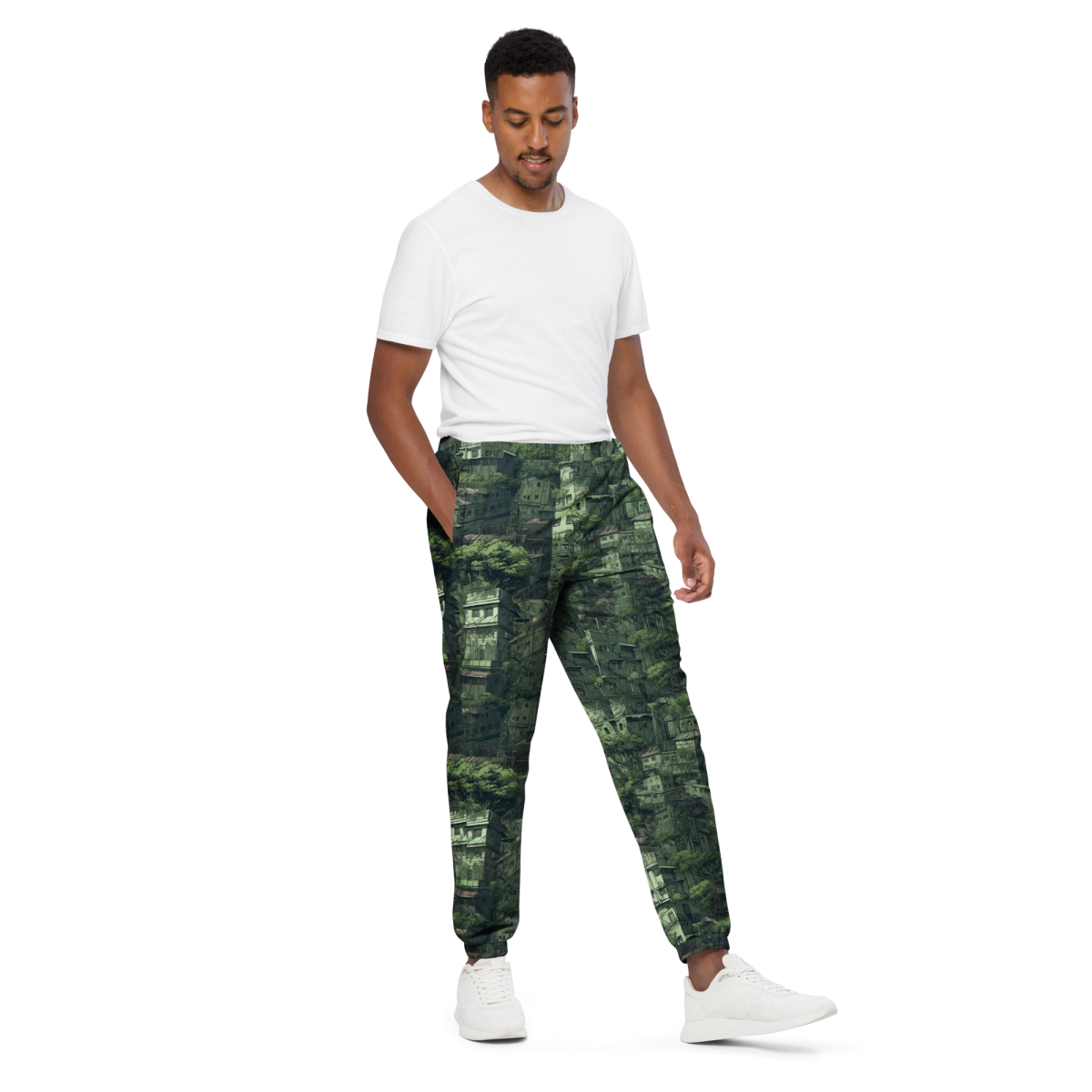 Nature Reclaims - Green - Unisex Track Pants - Image 8