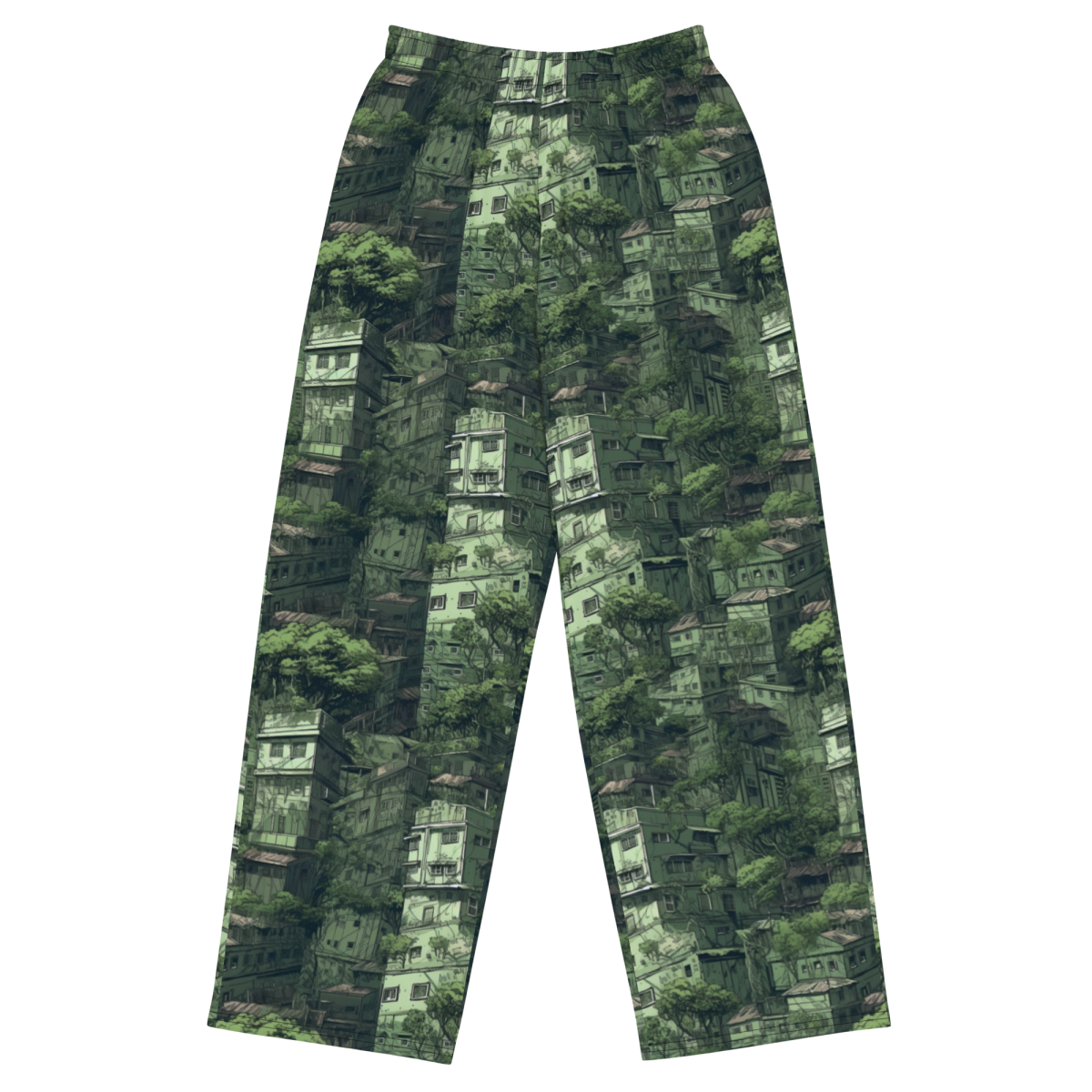 Nature Reclaims - Green - Unisex Wide-Leg Pant