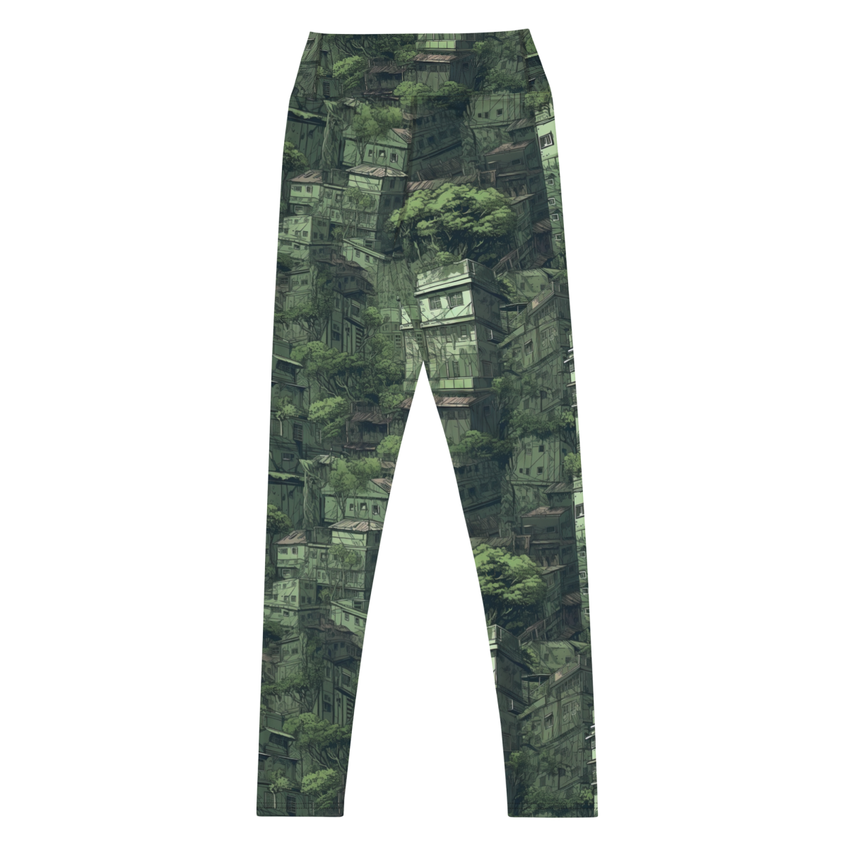 Nature Reclaims - Green - Yoga Leggings - Image 2