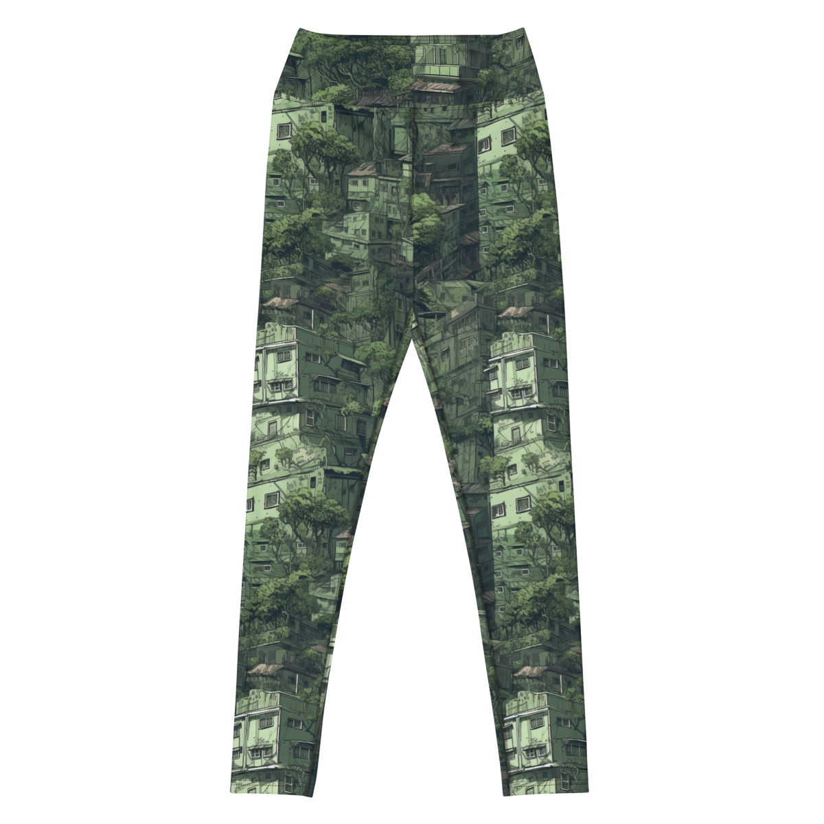 Nature Reclaims - Green - Yoga Leggings