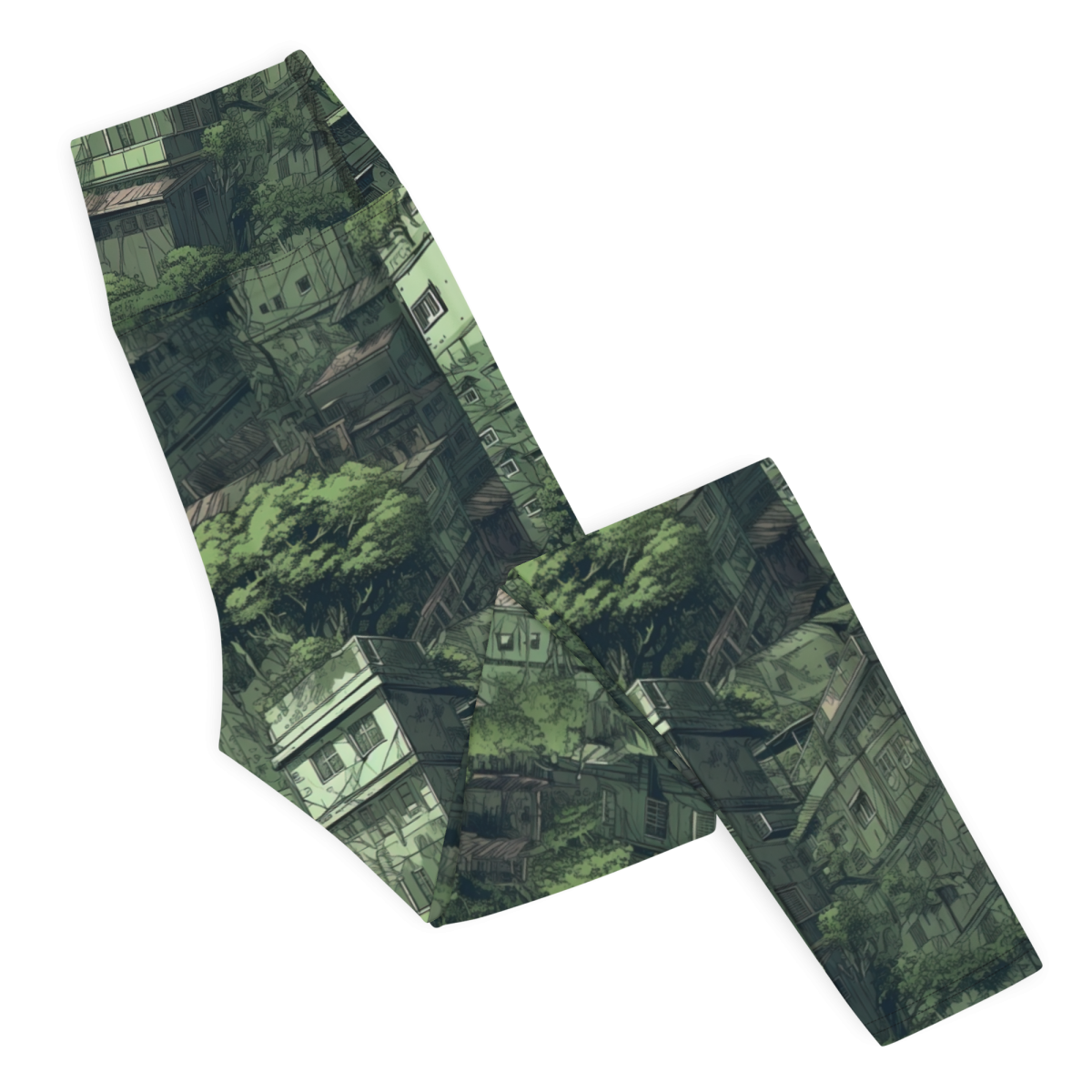 Nature Reclaims - Green - Yoga Leggings - Image 6