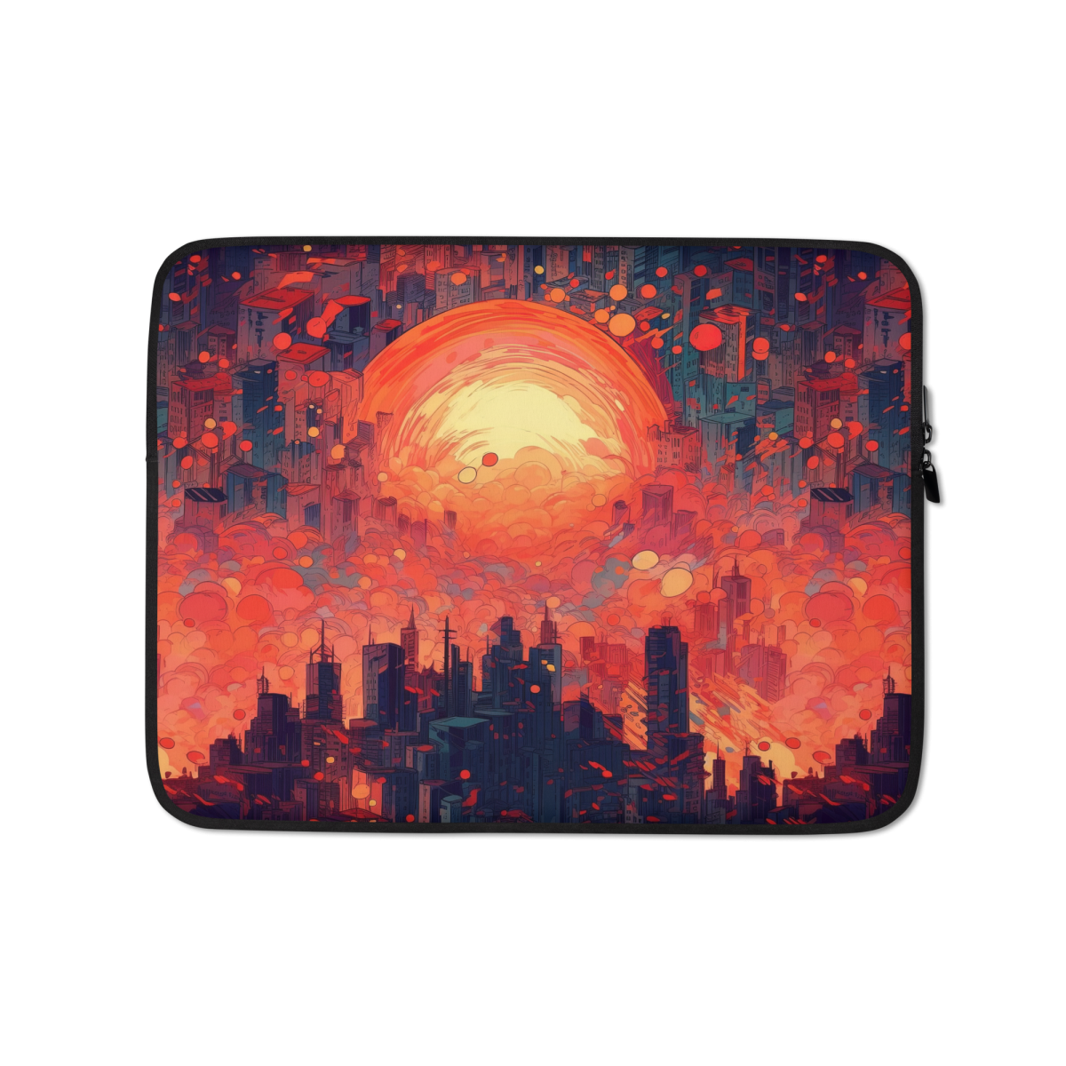 Fiery Dawn - Red/Black - Laptop Sleeve