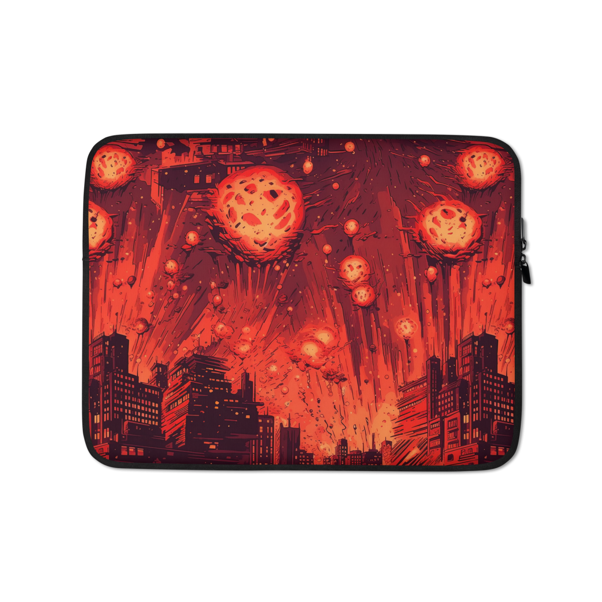 Meteor Strike - Red - Laptop Sleeve