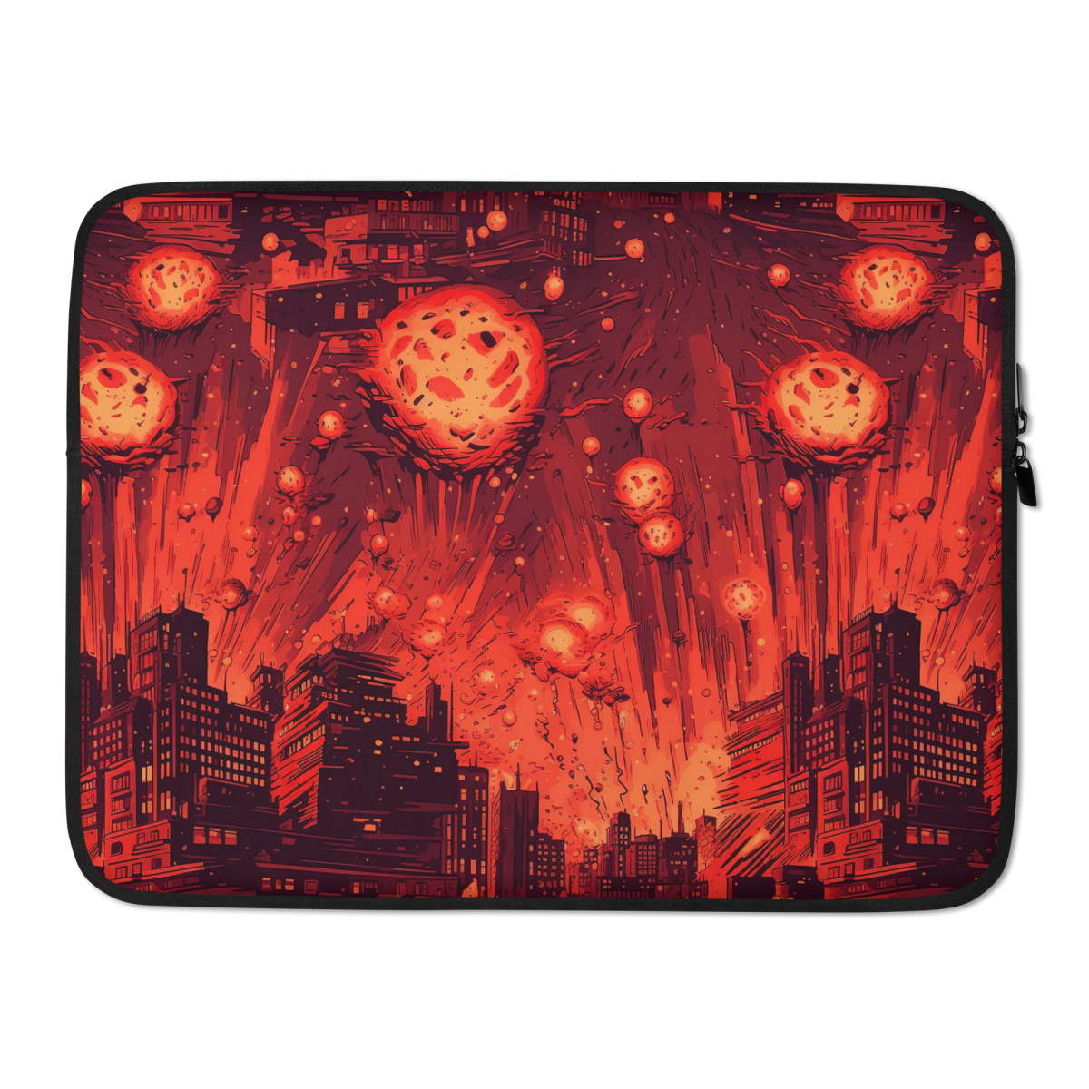 Meteor Strike - Red - Laptop Sleeve - Image 2