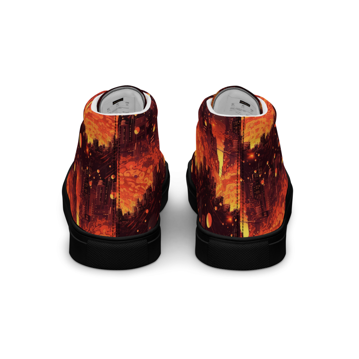 Spiral Flame - Orange/Black - Men's Shoe - Image 29