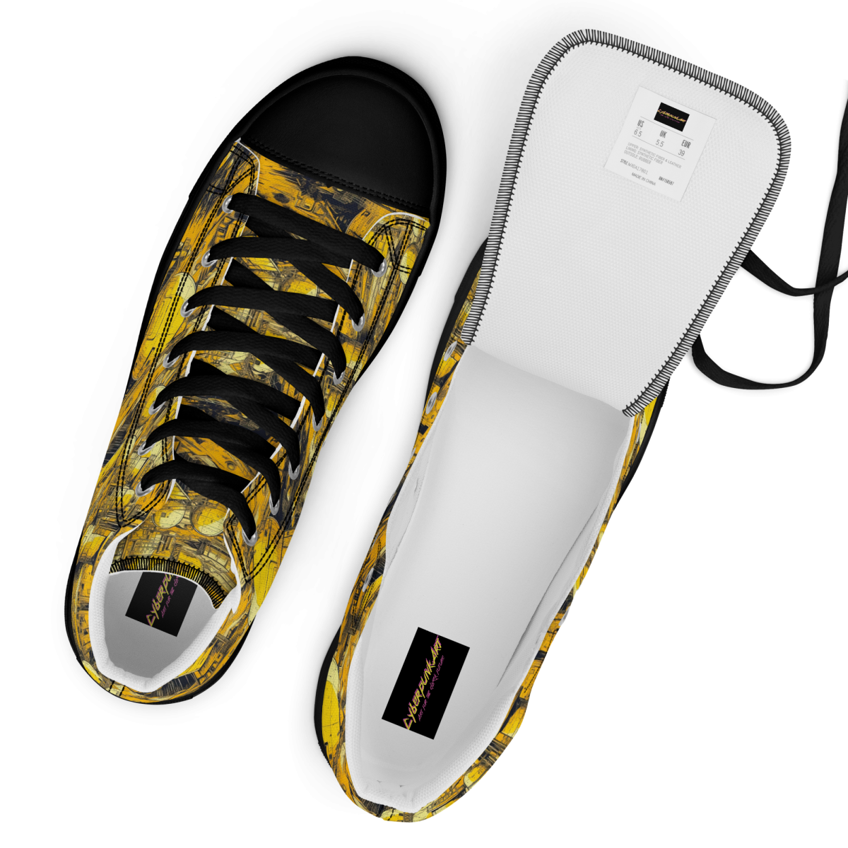 Moon Base - Yellow - Men's Shoe - Image 2