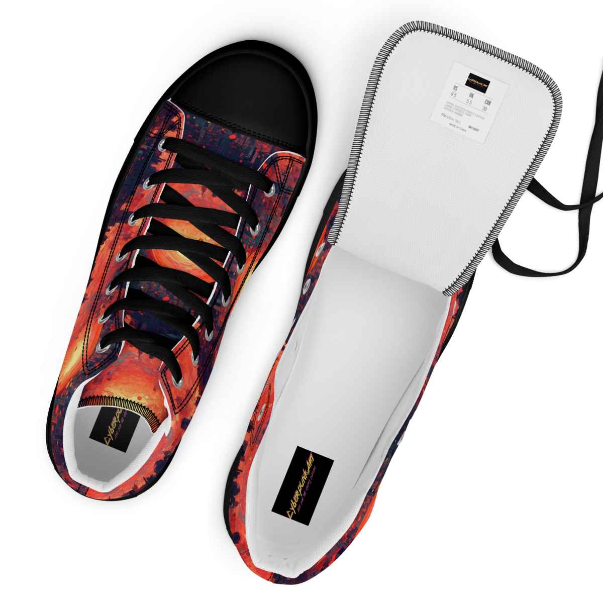 Fiery Dawn - Red/Black - Men's Shoe - Image 2