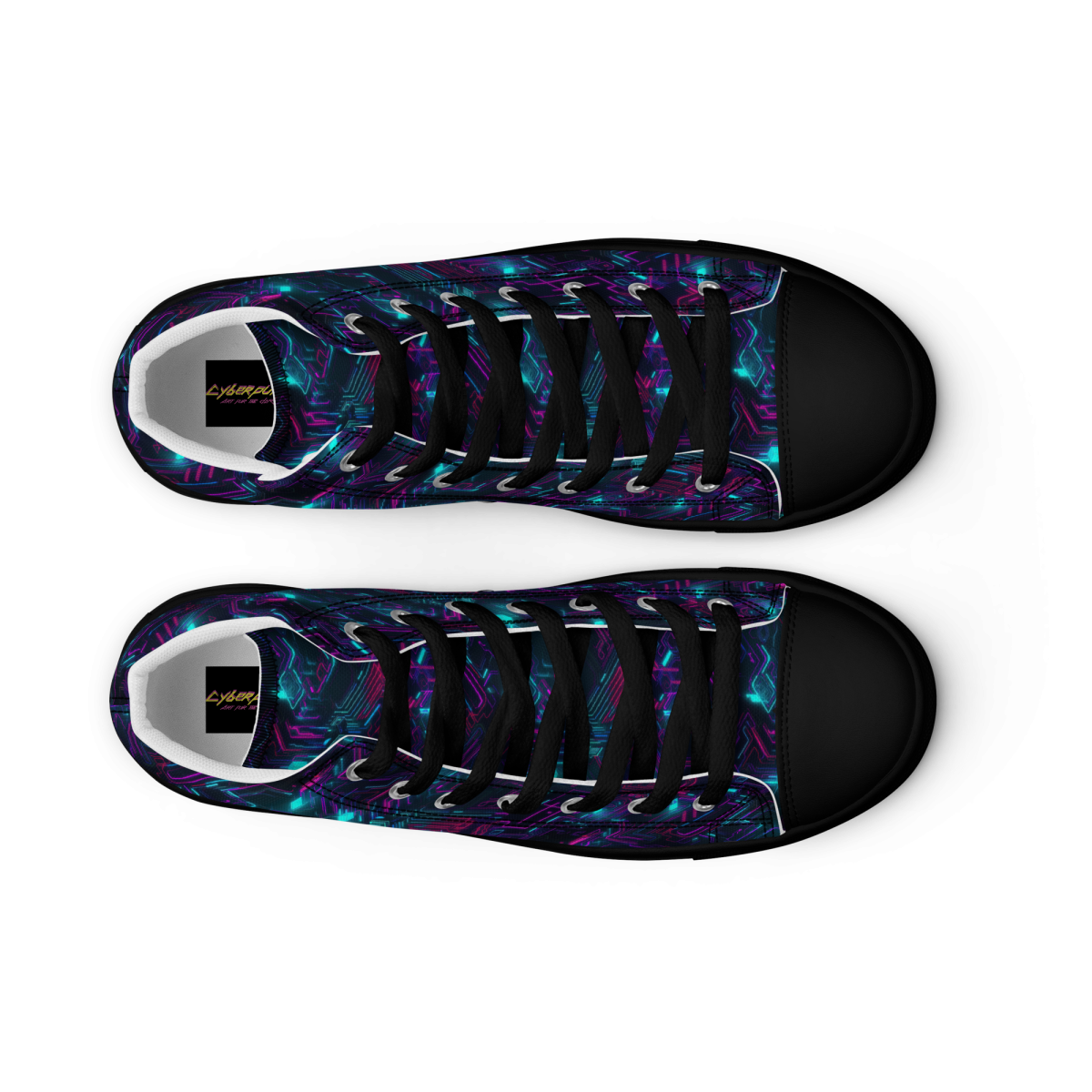 Cyberspace Circuits - Blue - Men's Shoe - Image 34