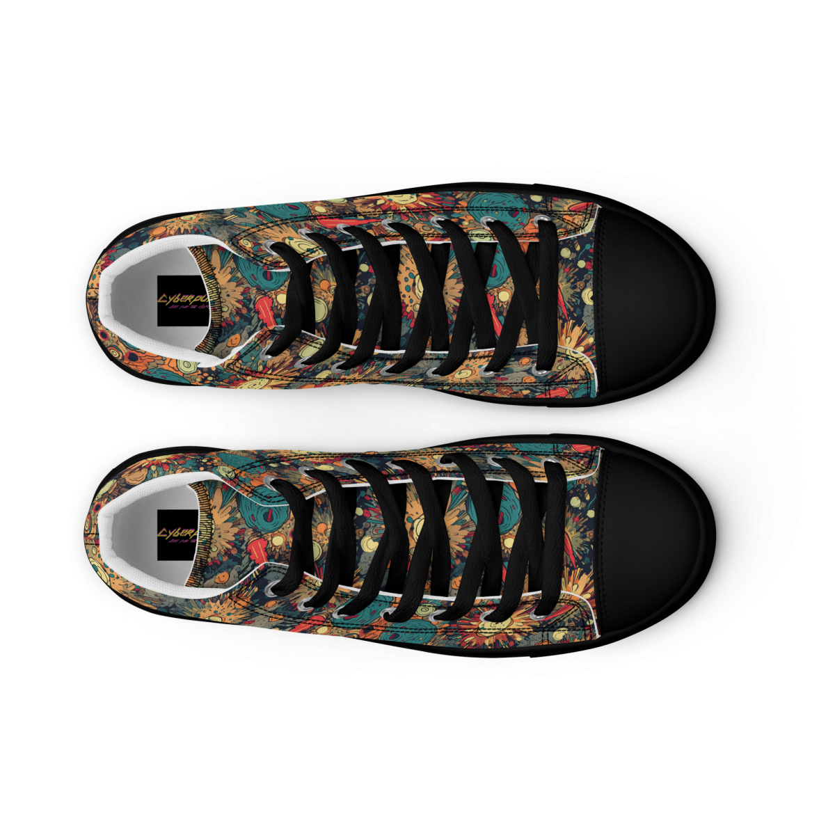 Flaming Fission - Blue/Yellow - Men's Shoe - Image 35