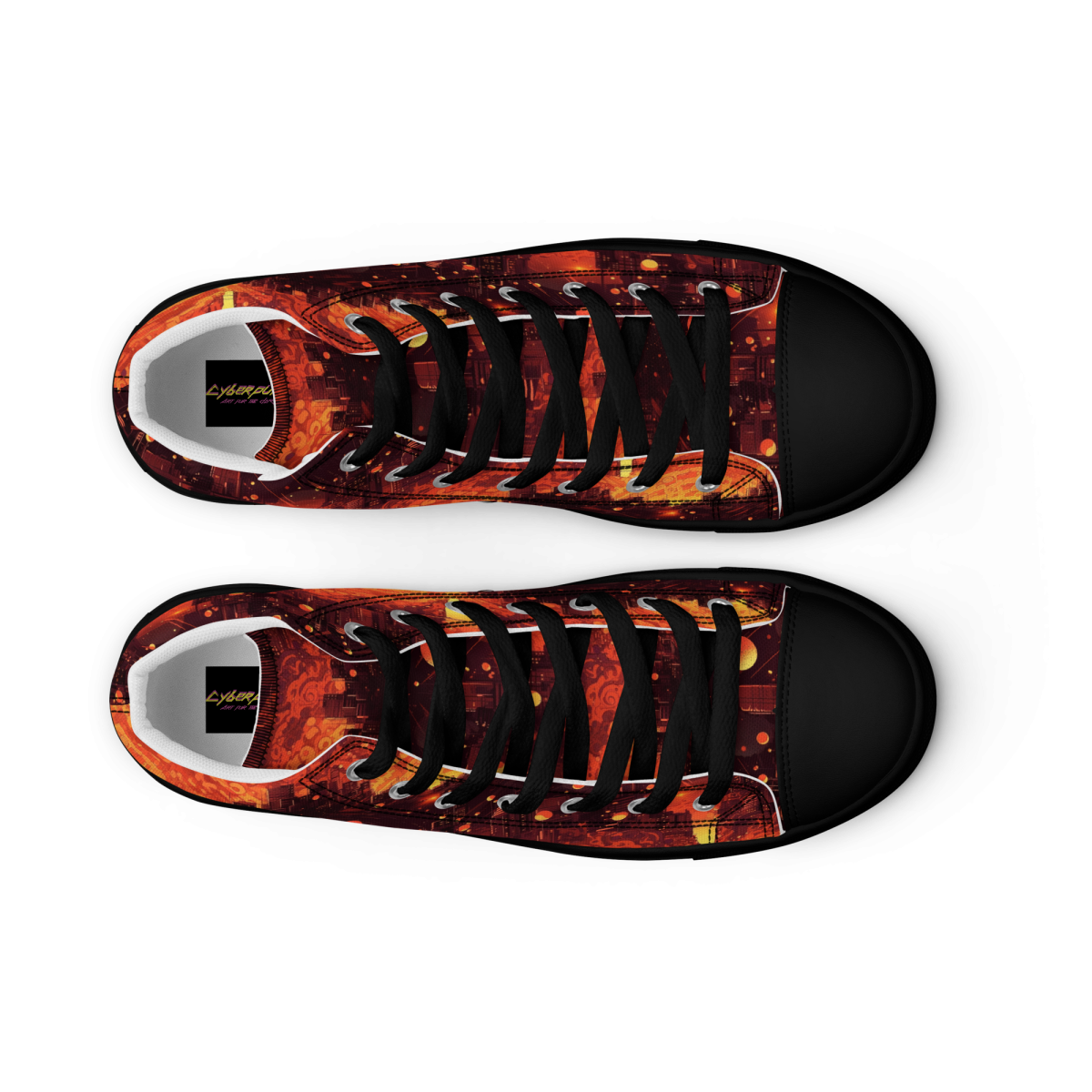 Spiral Flame - Orange/Black - Men's Shoe - Image 35