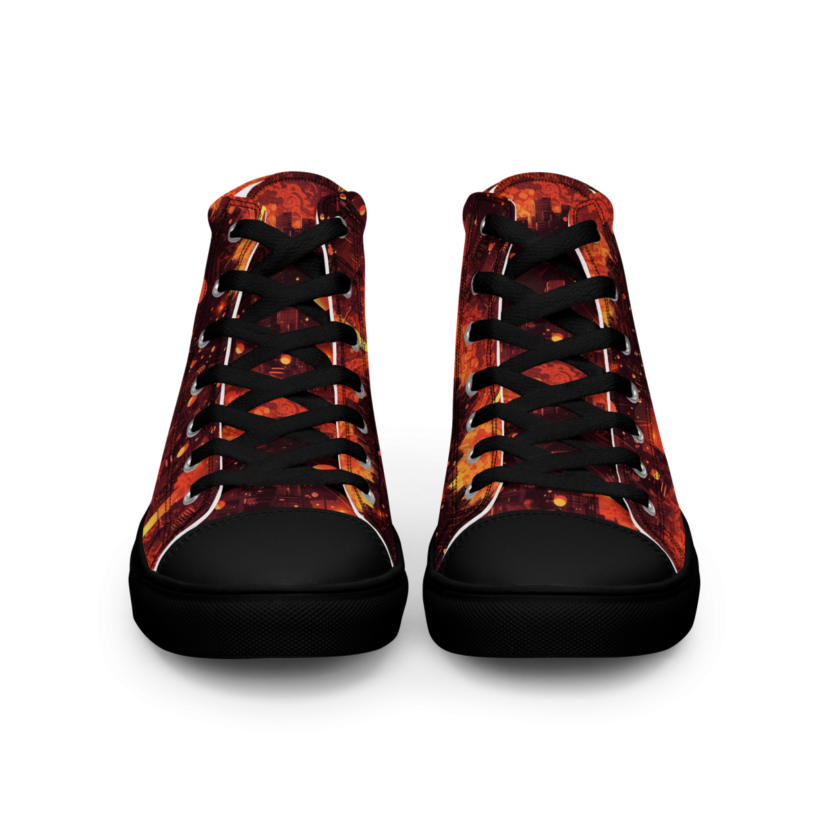 Spiral Flame - Orange/Black - Men's Shoe - Image 34