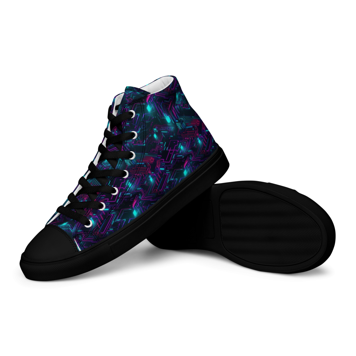 Cyberspace Circuits - Blue - Men's Shoe - Image 7