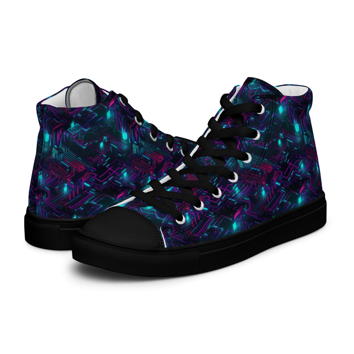 Cyberspace Circuits - Blue - Men's Shoe - Image 9