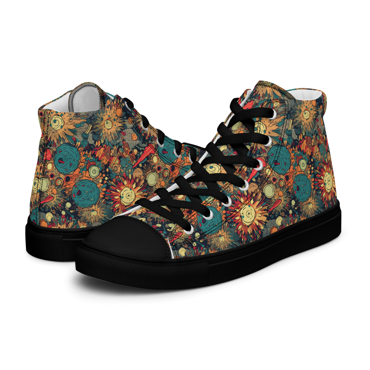 Flaming Fission - Blue/Yellow - Men's Shoe - Image 9