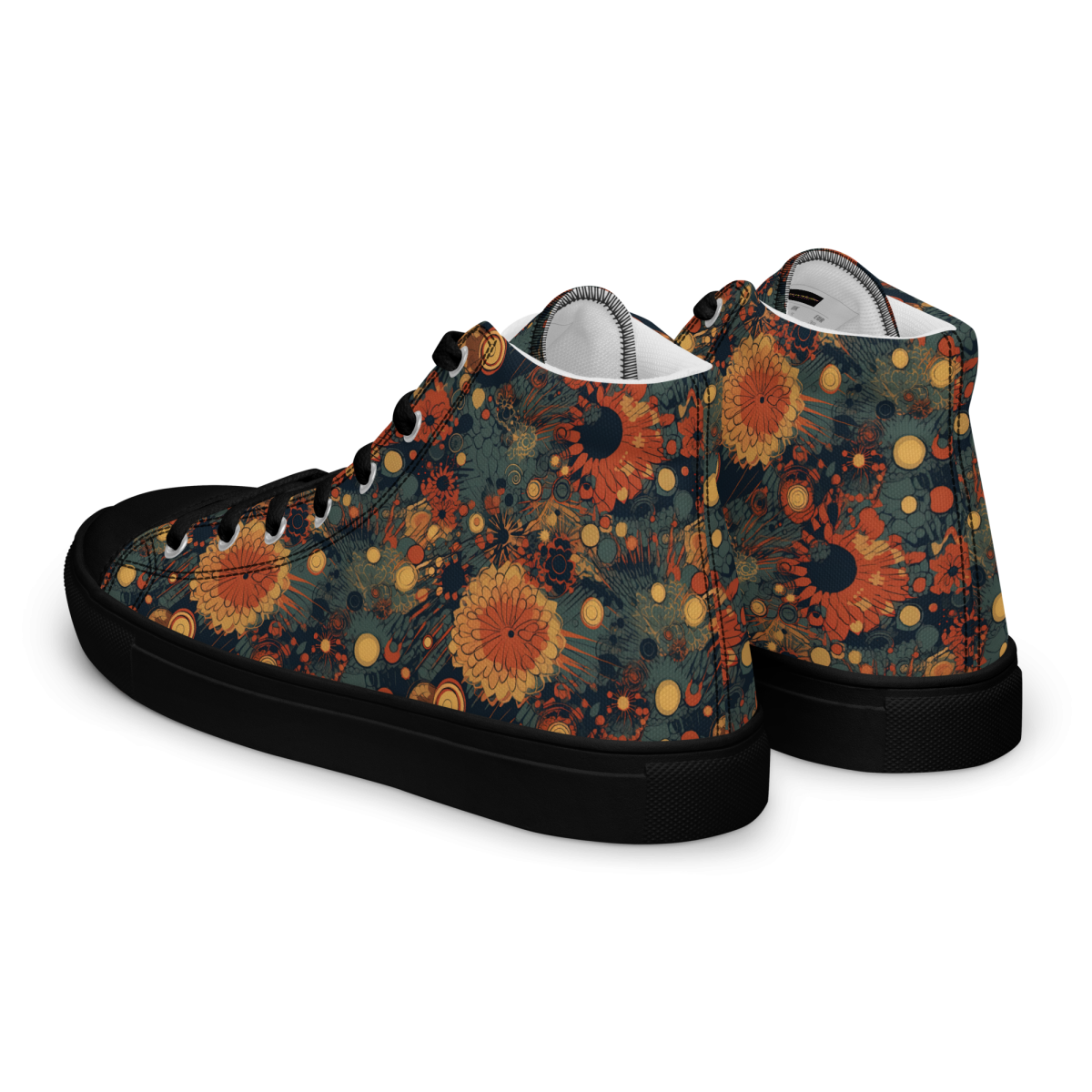 Trampled Flowers - Green/Blue - Men's Shoe - Image 30