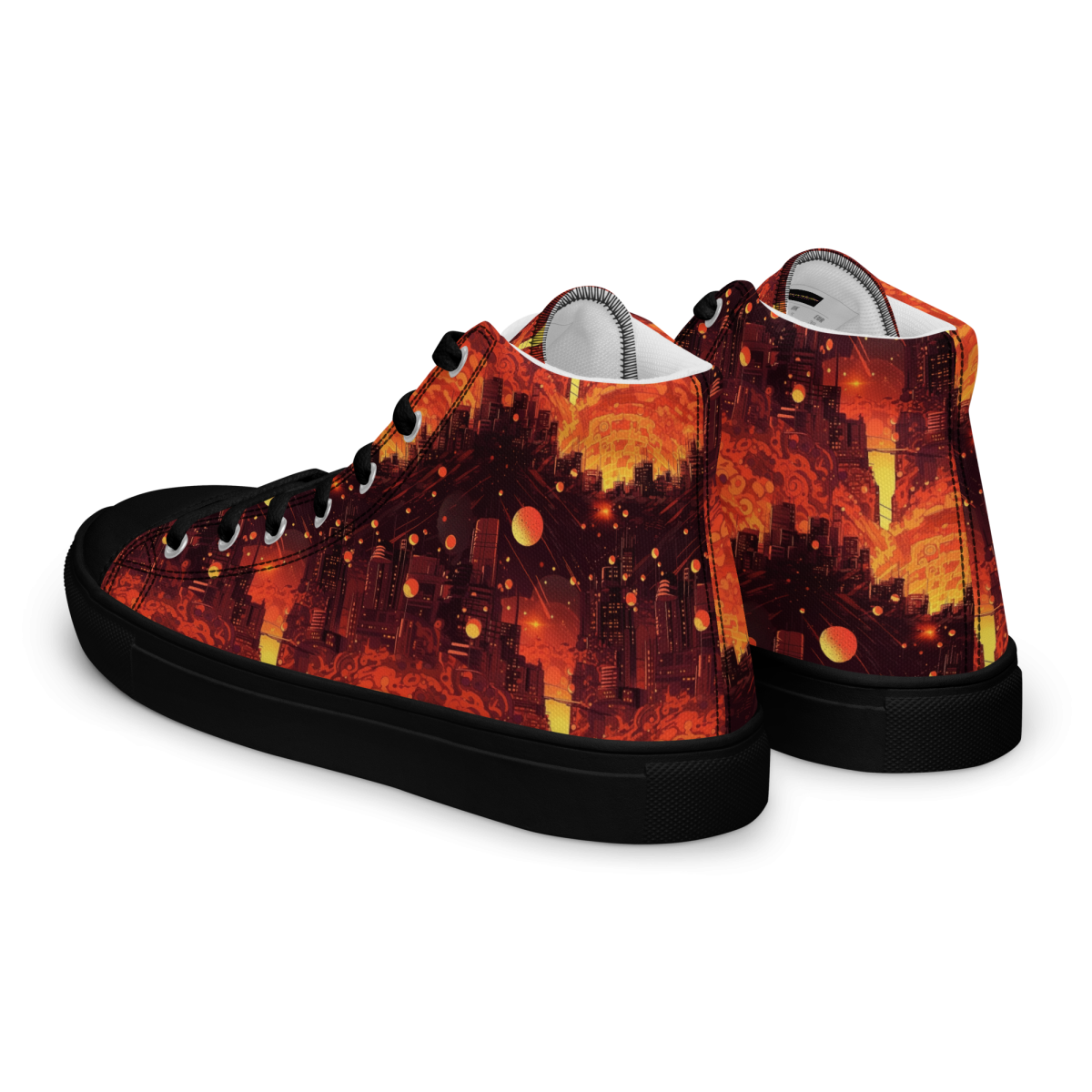 Spiral Flame - Orange/Black - Men's Shoe - Image 30