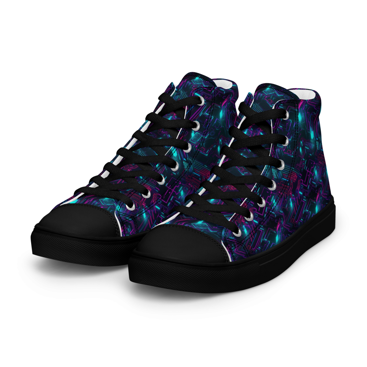Cyberspace Circuits - Blue - Men's Shoe - Image 30