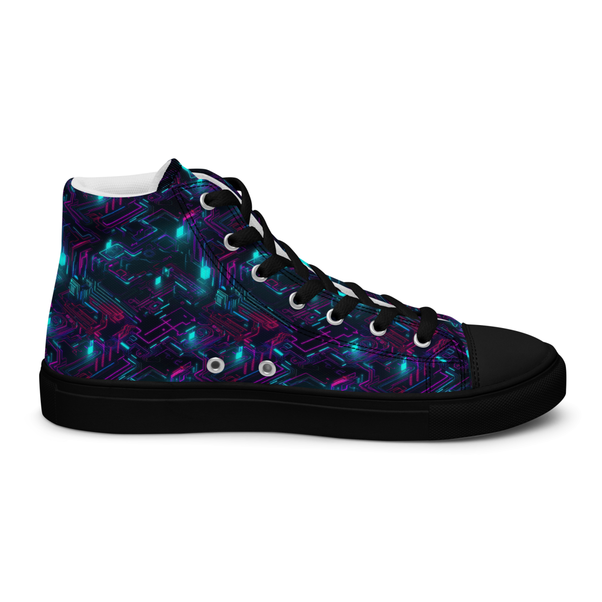 Cyberspace Circuits - Blue - Men's Shoe - Image 10