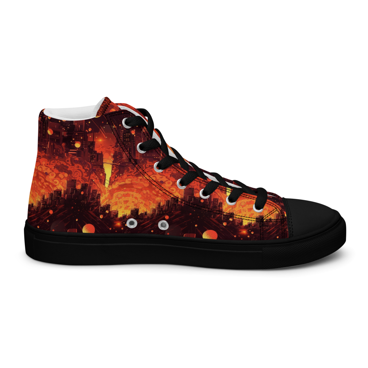 Spiral Flame - Orange/Black - Men's Shoe - Image 10