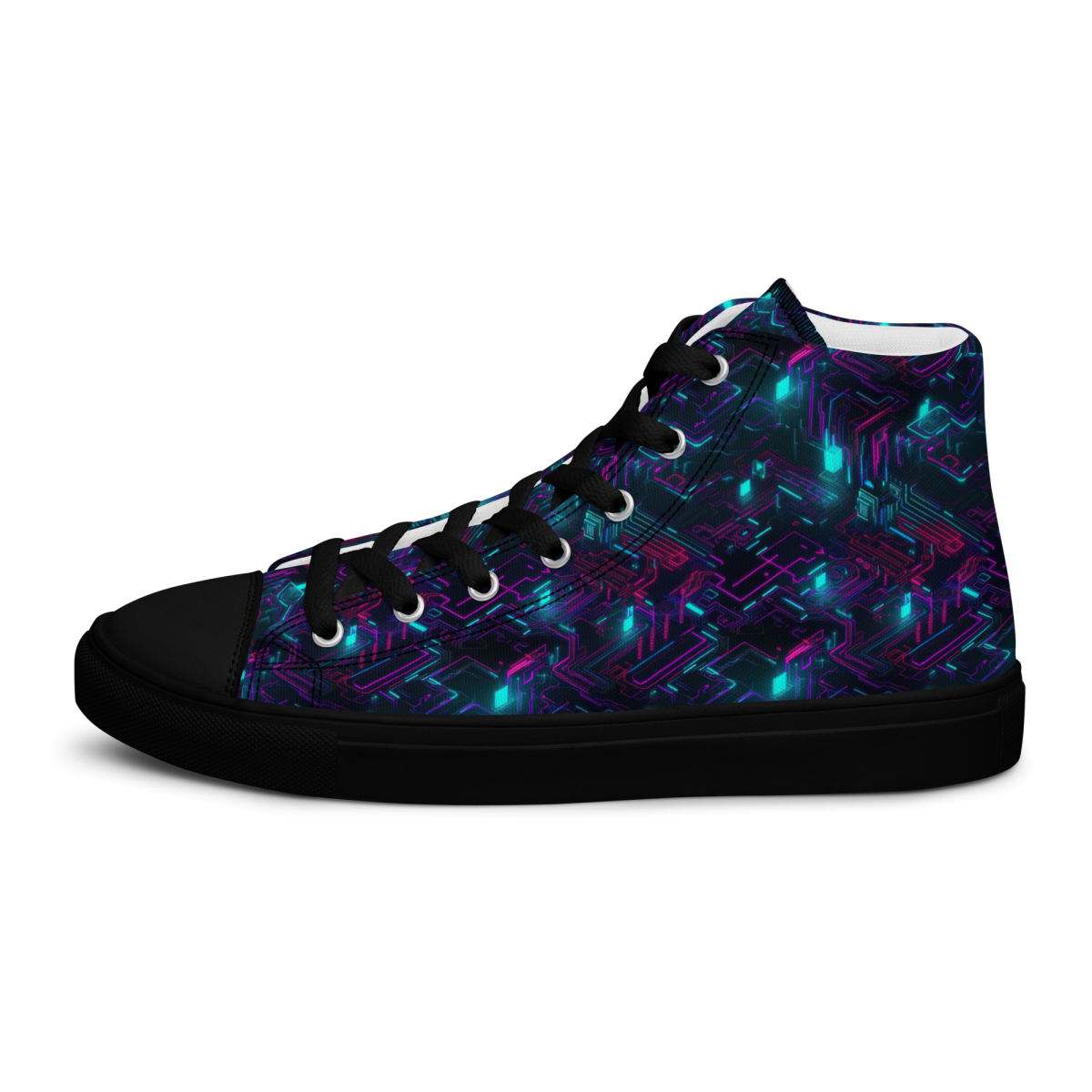 Cyberspace Circuits - Blue - Men's Shoe - Image 11