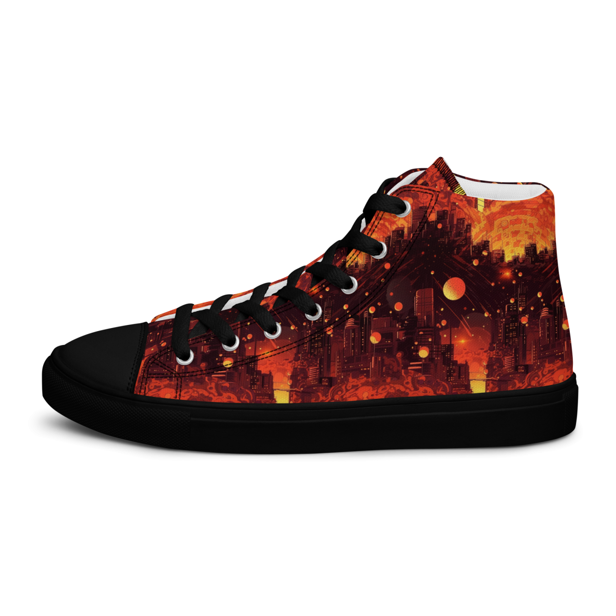 Spiral Flame - Orange/Black - Men's Shoe - Image 11