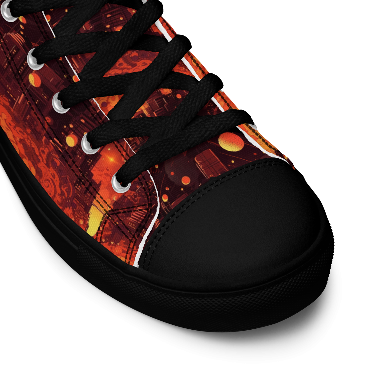 Spiral Flame - Orange/Black - Men's Shoe - Image 5