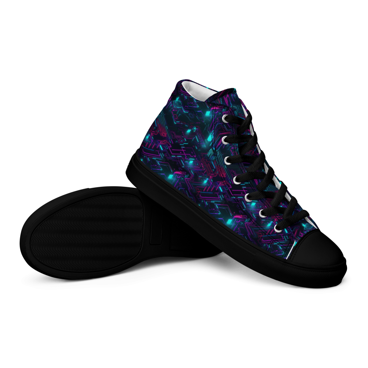 Cyberspace Circuits - Blue - Men's Shoe - Image 12