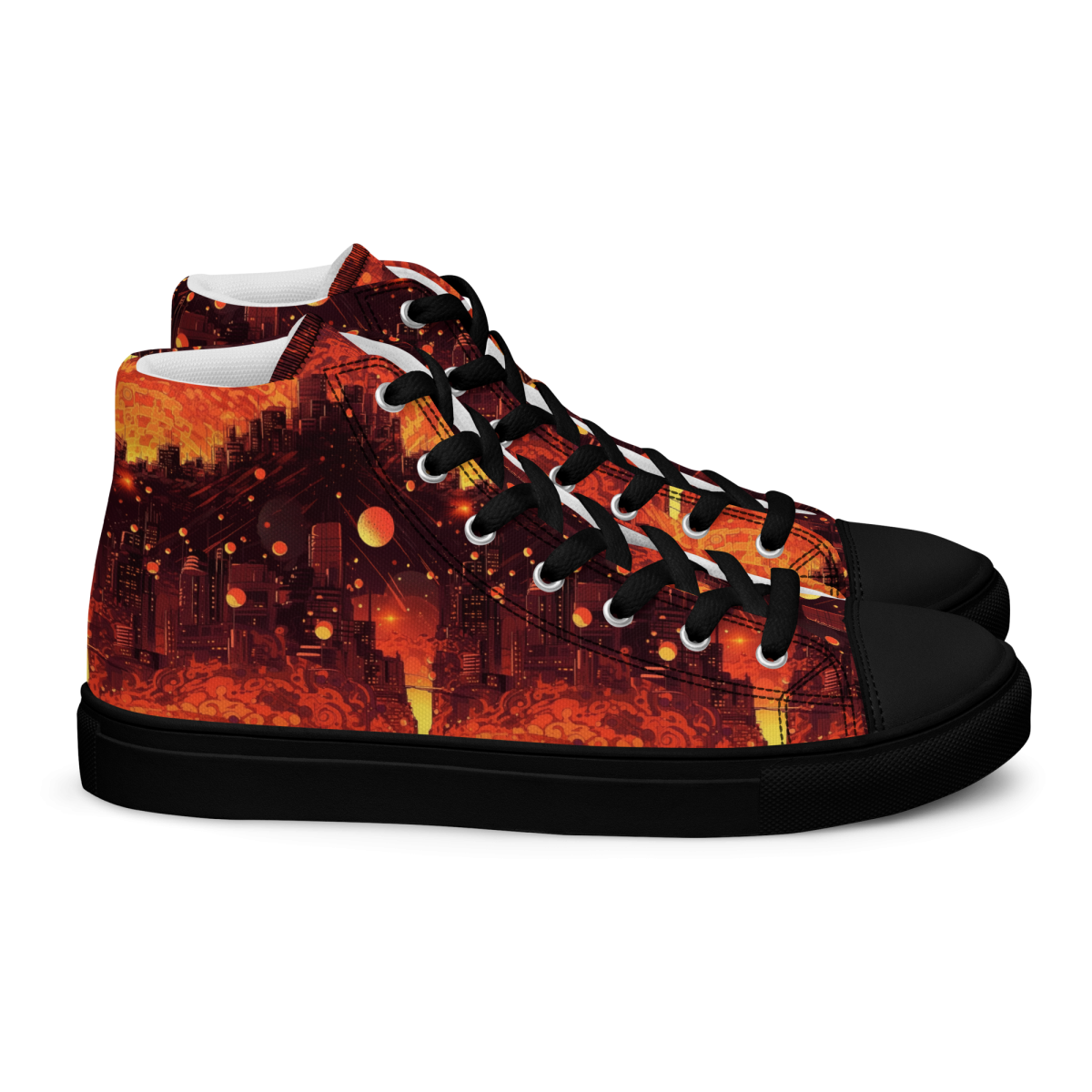 Spiral Flame - Orange/Black - Men's Shoe - Image 32