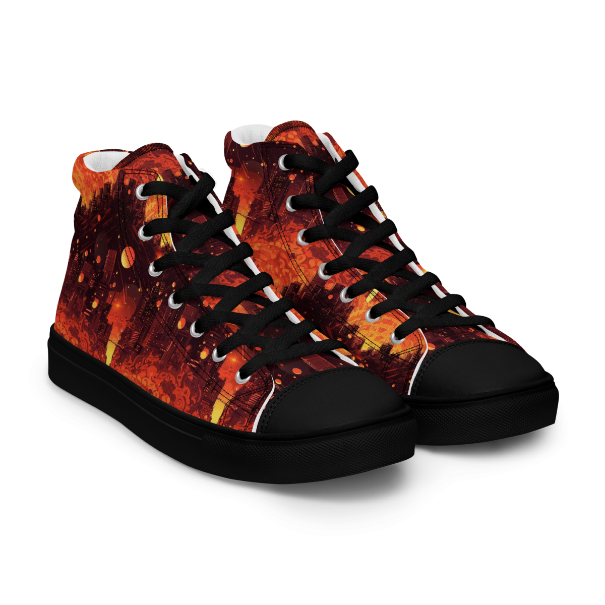 Spiral Flame - Orange/Black - Men's Shoe