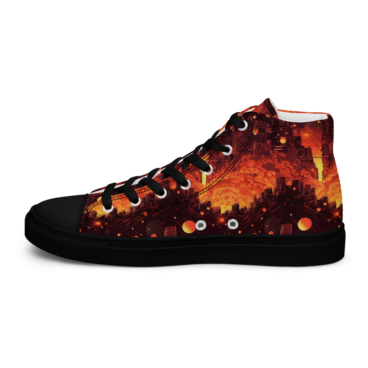 Spiral Flame - Orange/Black - Men's Shoe - Image 14