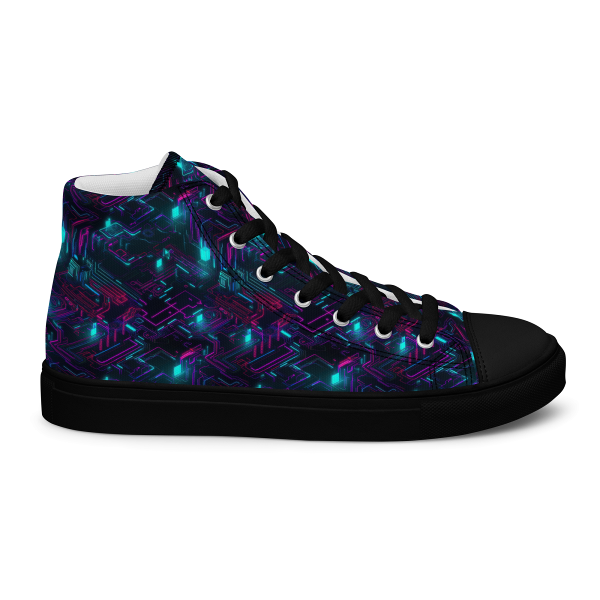 Cyberspace Circuits - Blue - Men's Shoe - Image 13