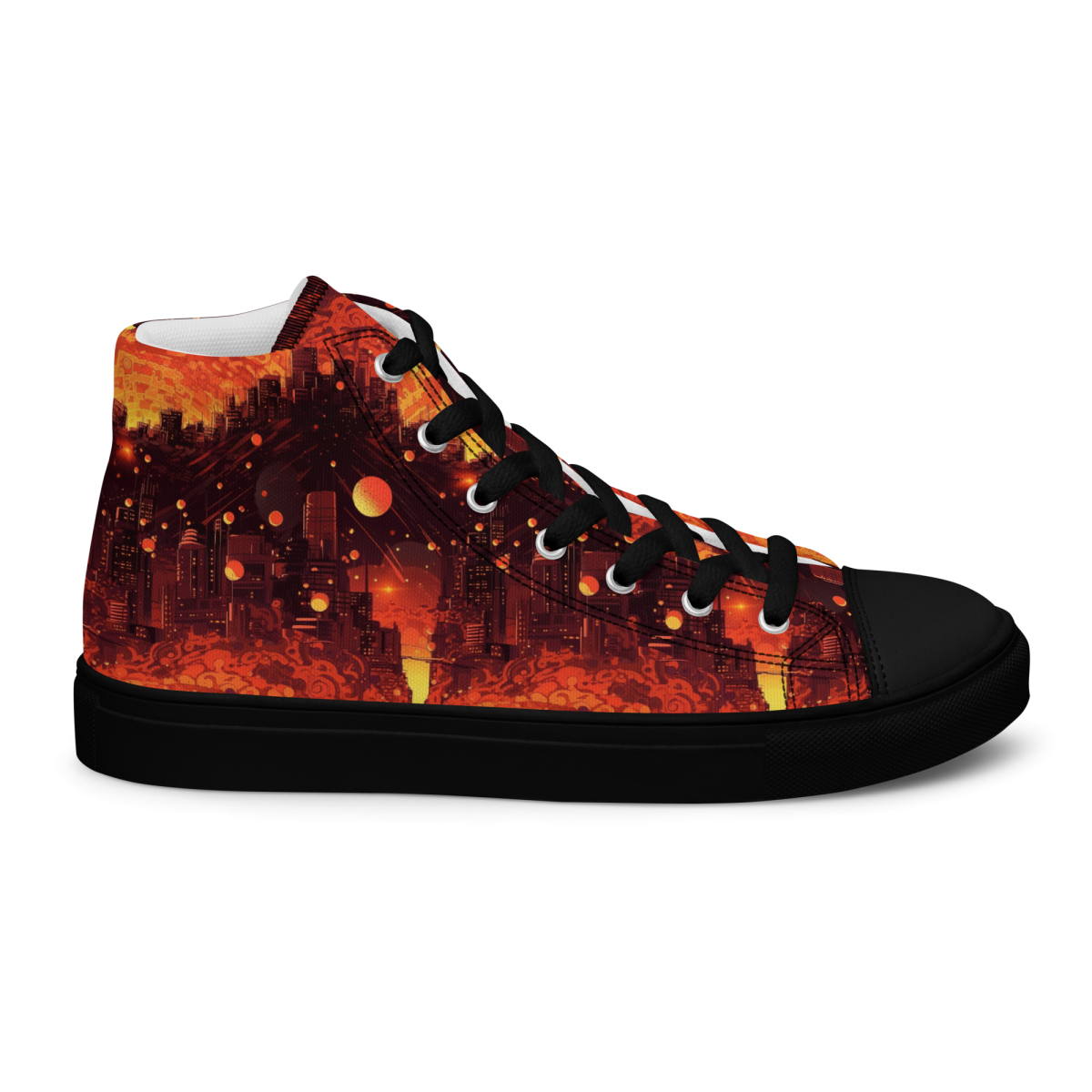 Spiral Flame - Orange/Black - Men's Shoe - Image 13