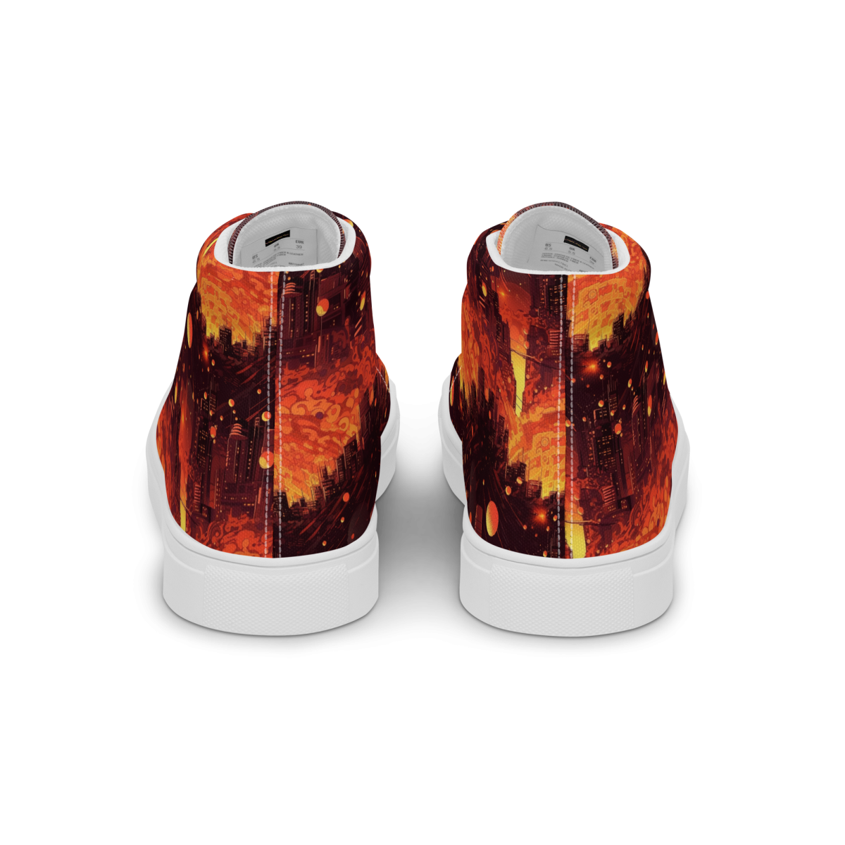Spiral Flame - Orange/Black - Men's Shoe - Image 37