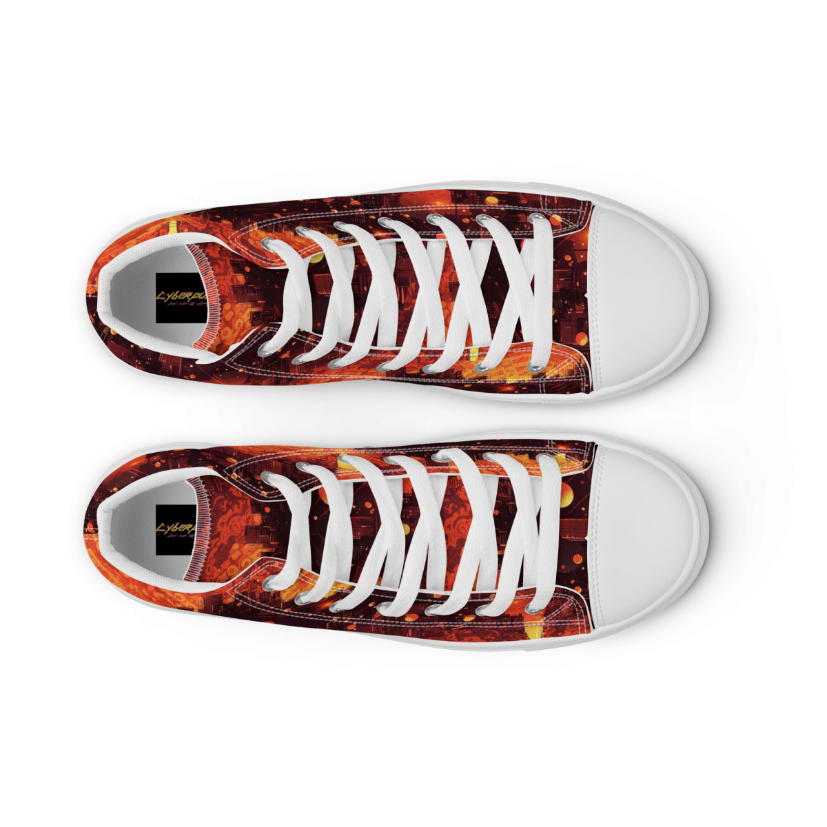 Spiral Flame - Orange/Black - Men's Shoe - Image 44