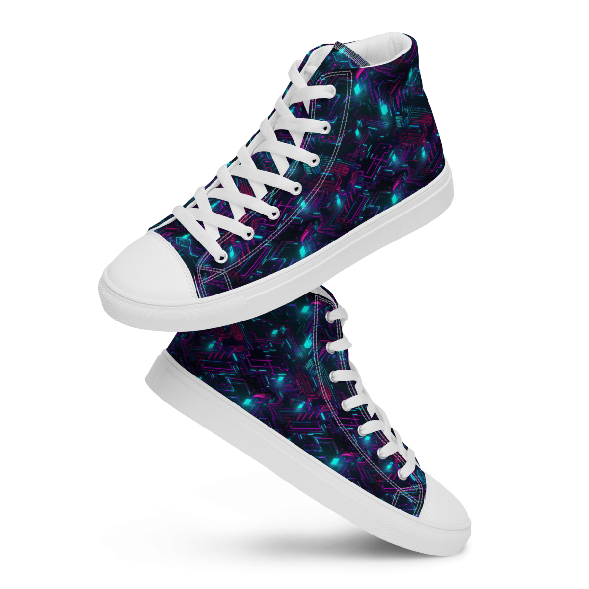 Cyberspace Circuits - Blue - Men's Shoe - Image 18