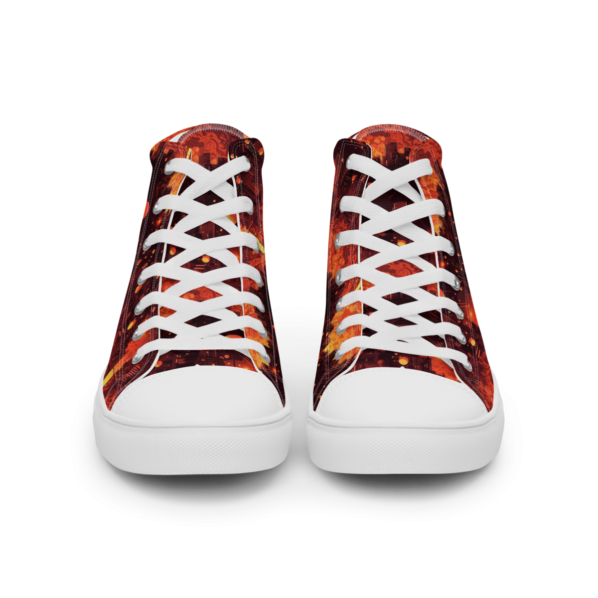 Spiral Flame - Orange/Black - Men's Shoe - Image 43