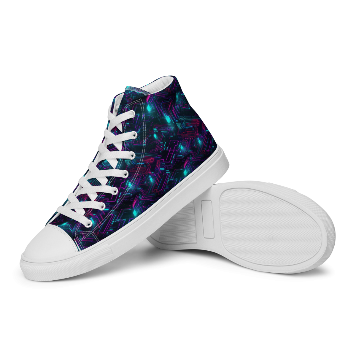 Cyberspace Circuits - Blue - Men's Shoe - Image 19