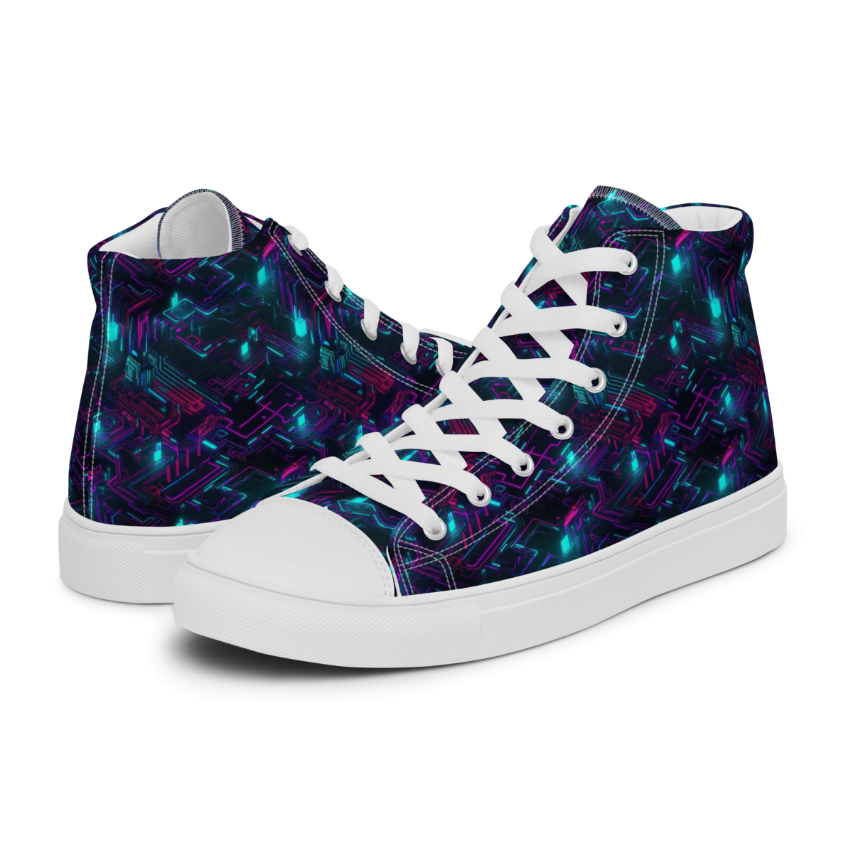 Cyberspace Circuits - Blue - Men's Shoe - Image 21