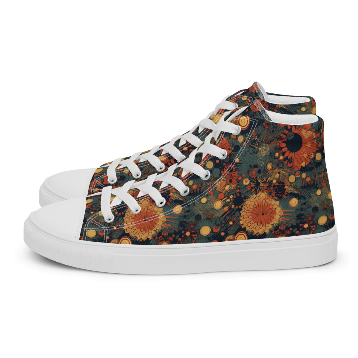 Trampled Flowers - Green/Blue - Men's Shoe - Image 36