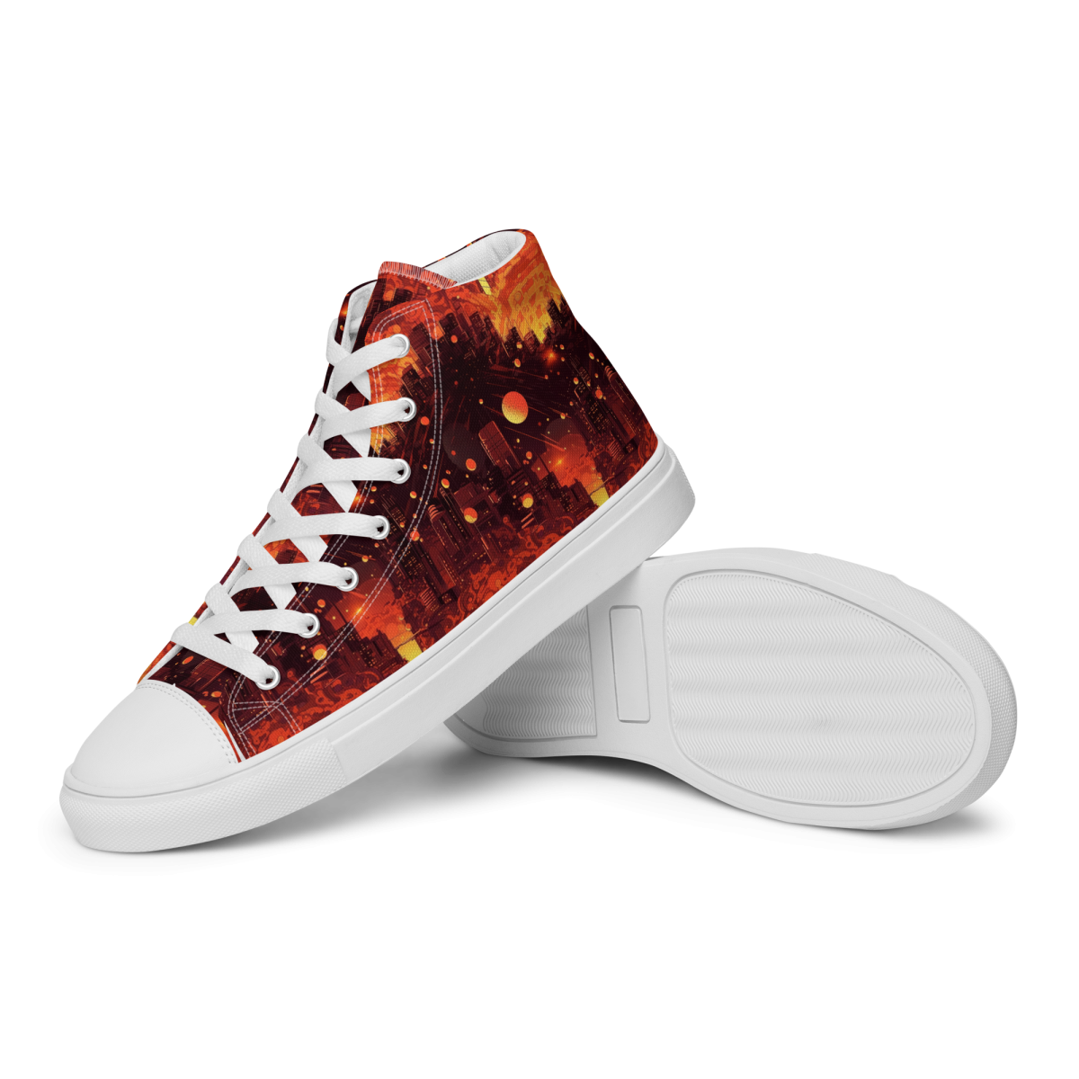 Spiral Flame - Orange/Black - Men's Shoe - Image 20