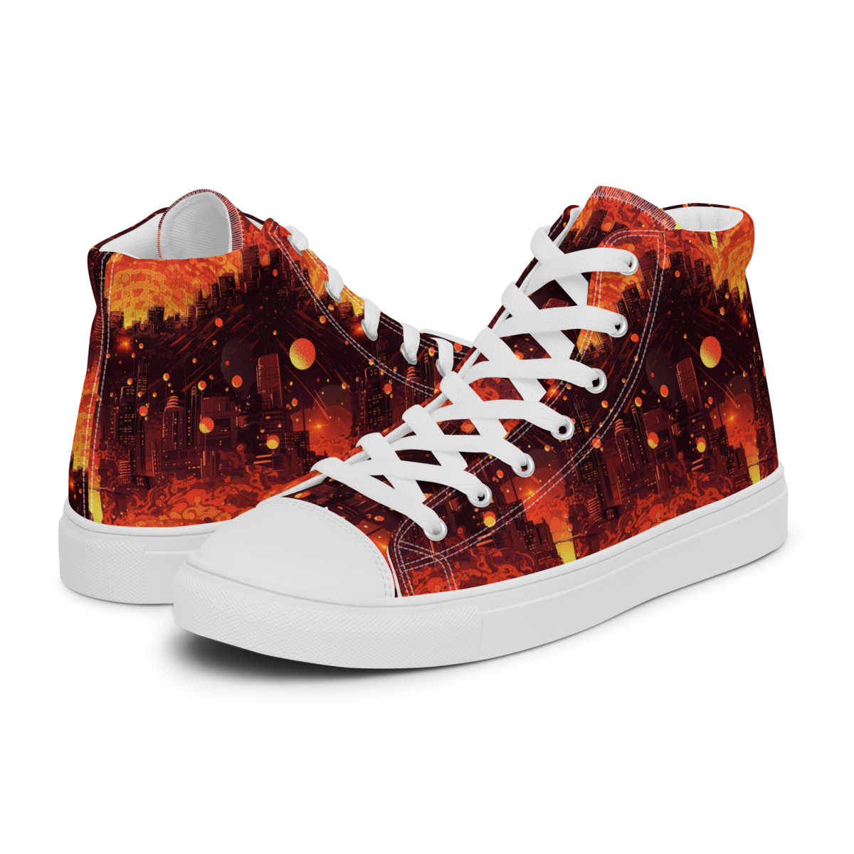 Spiral Flame - Orange/Black - Men's Shoe - Image 22
