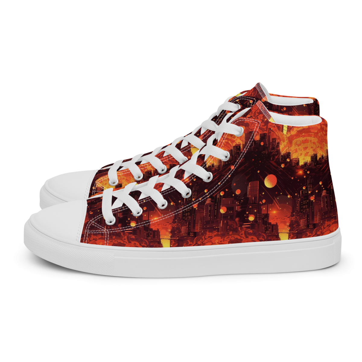 Spiral Flame - Orange/Black - Men's Shoe - Image 36