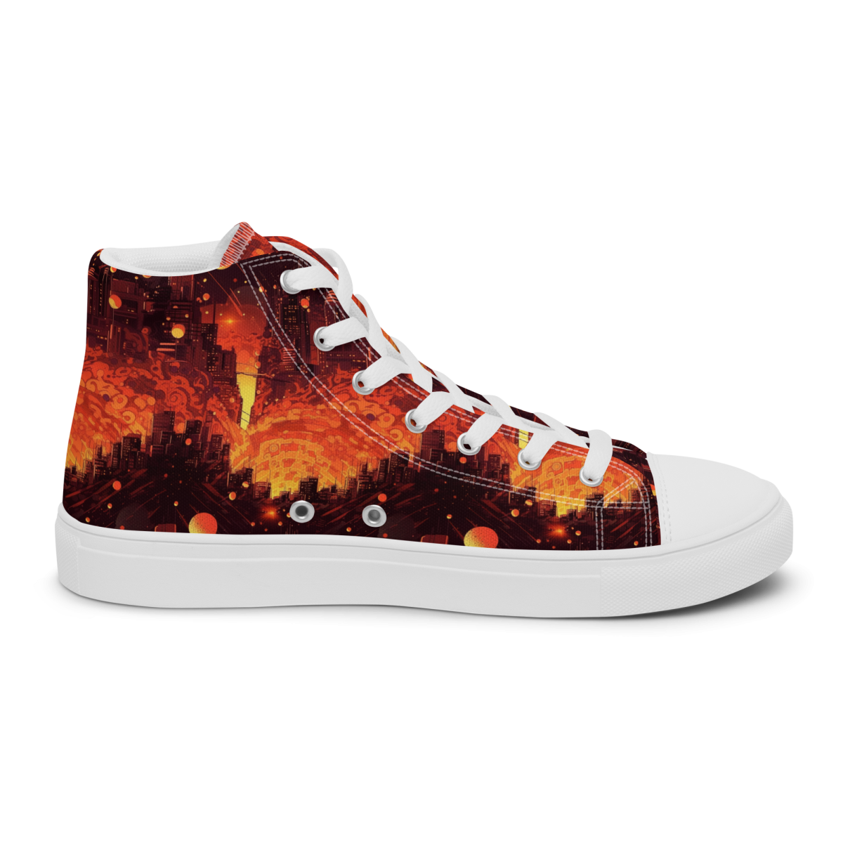 Spiral Flame - Orange/Black - Men's Shoe - Image 23