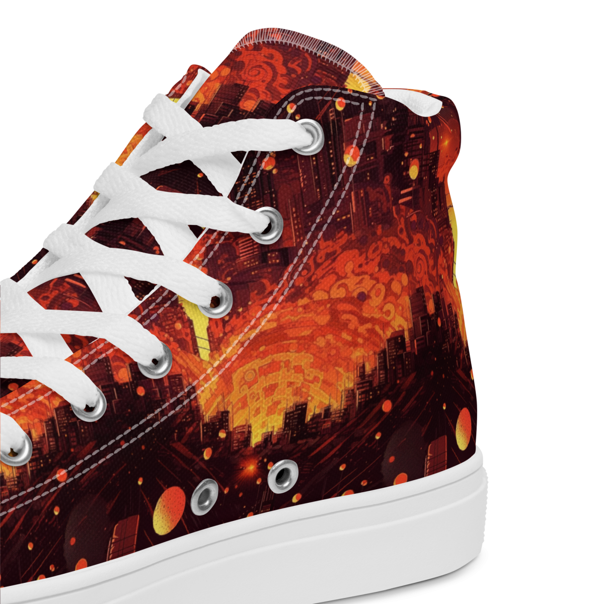 Spiral Flame - Orange/Black - Men's Shoe - Image 17